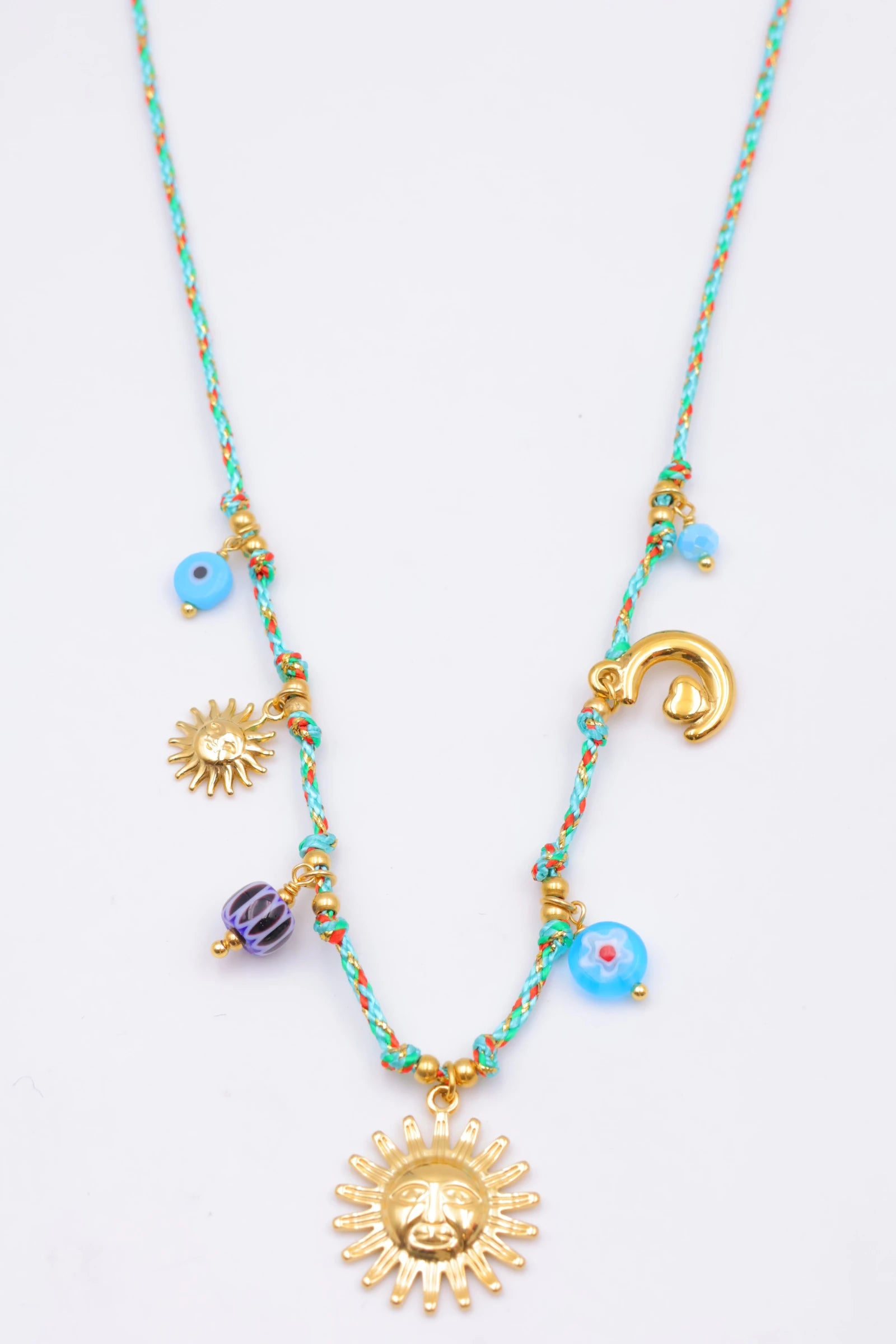 Collier en acier inoxydable - TURQUOISE
