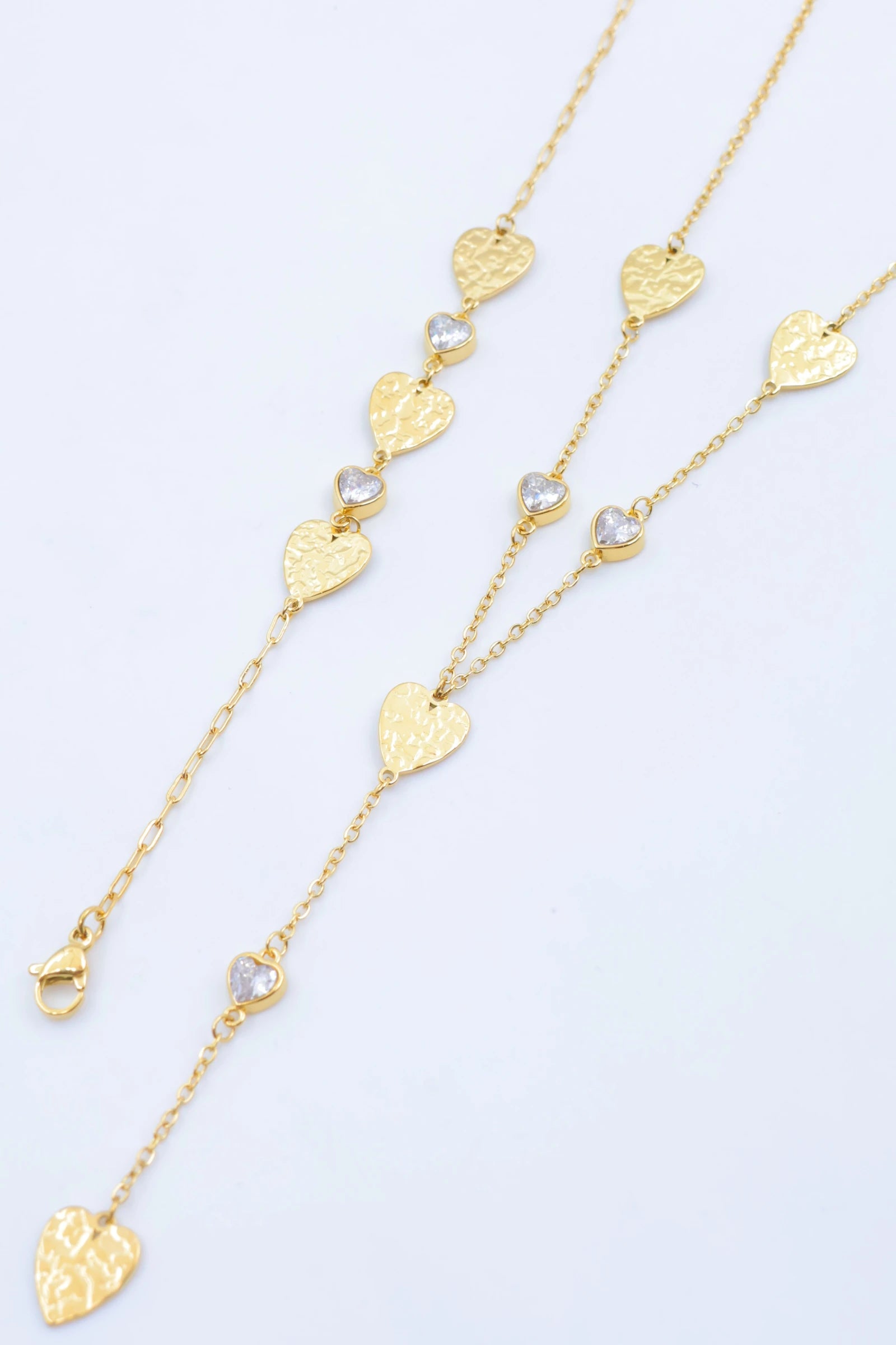Parure de bijoux en acier inoxydable - DORÉ