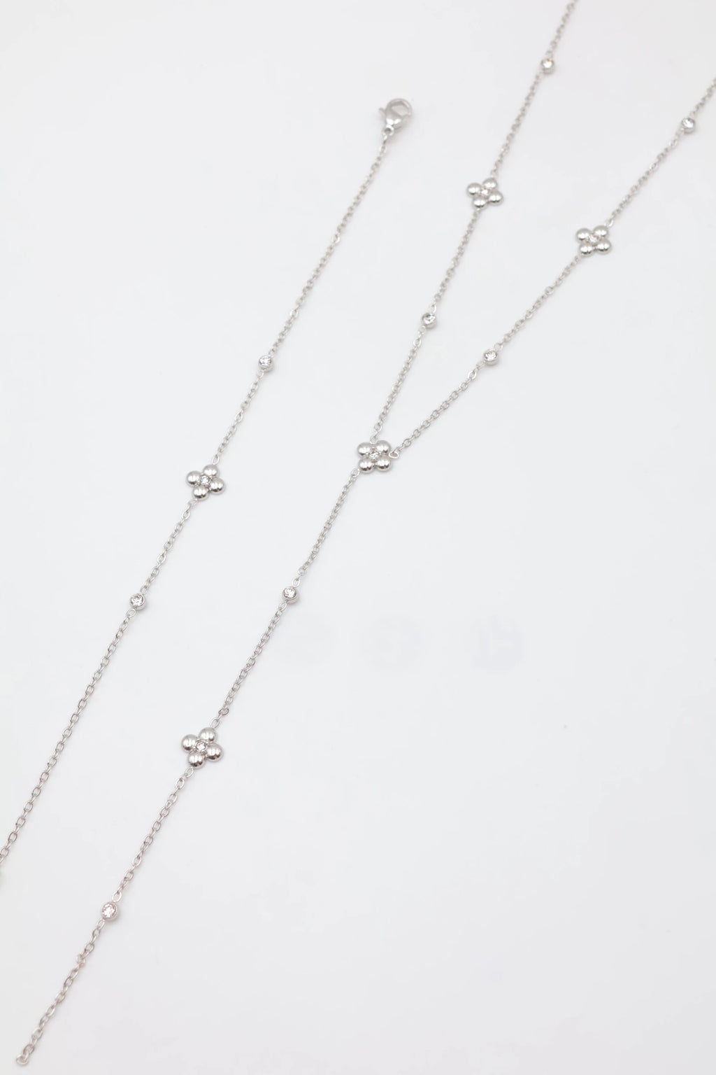 Parure de bijoux en acier inoxydable - ARGENT