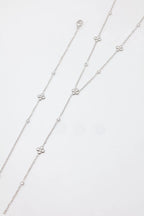 Parure de bijoux en acier inoxydable - ARGENT