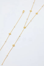 Parure de bijoux en acier inoxydable - DORÉ