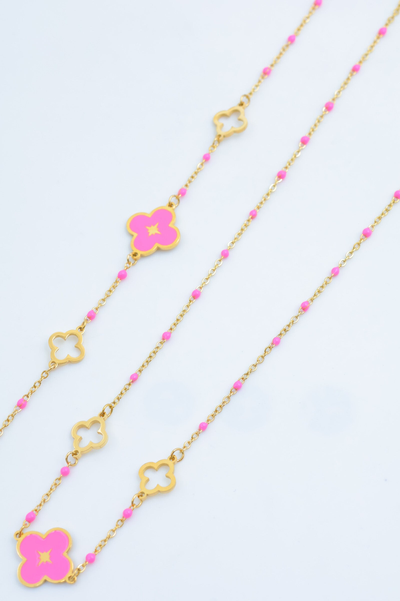 Parure de bijoux en acier inoxydable - ROSE