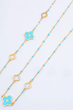 Parure de bijoux en acier inoxydable - TURQUOISE