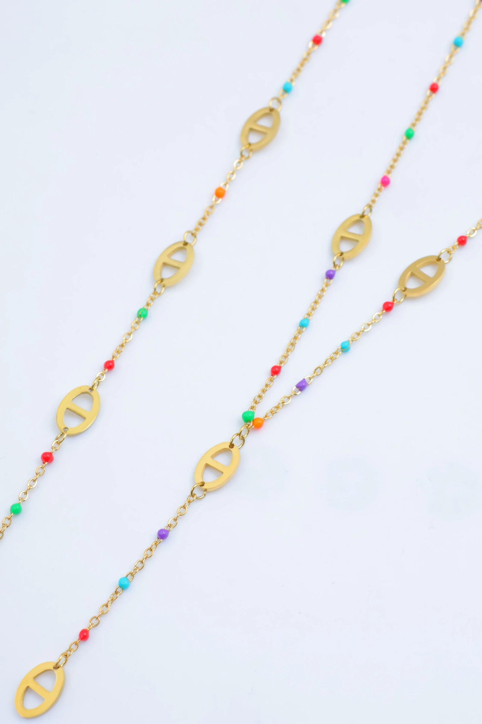 Parure de bijoux en acier inoxydable - MULTICOLORE