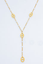 Collier en acier inoxydable - BLANC