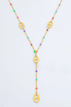 Collier en acier inoxydable - MULTICOLORE
