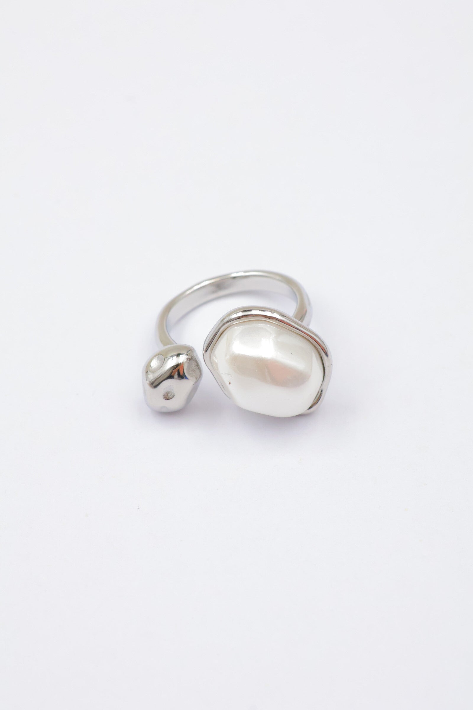Bague - Acier inoxydable - Ajustable - ARGENT