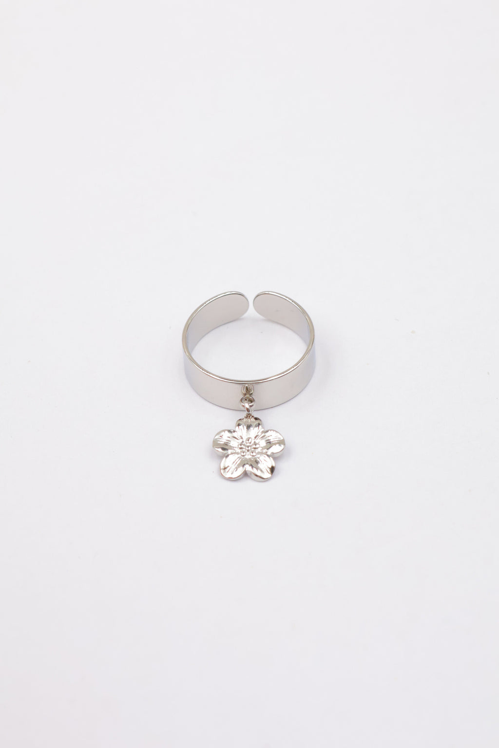 Bague - Acier inoxydable - Ajustable - ARGENT