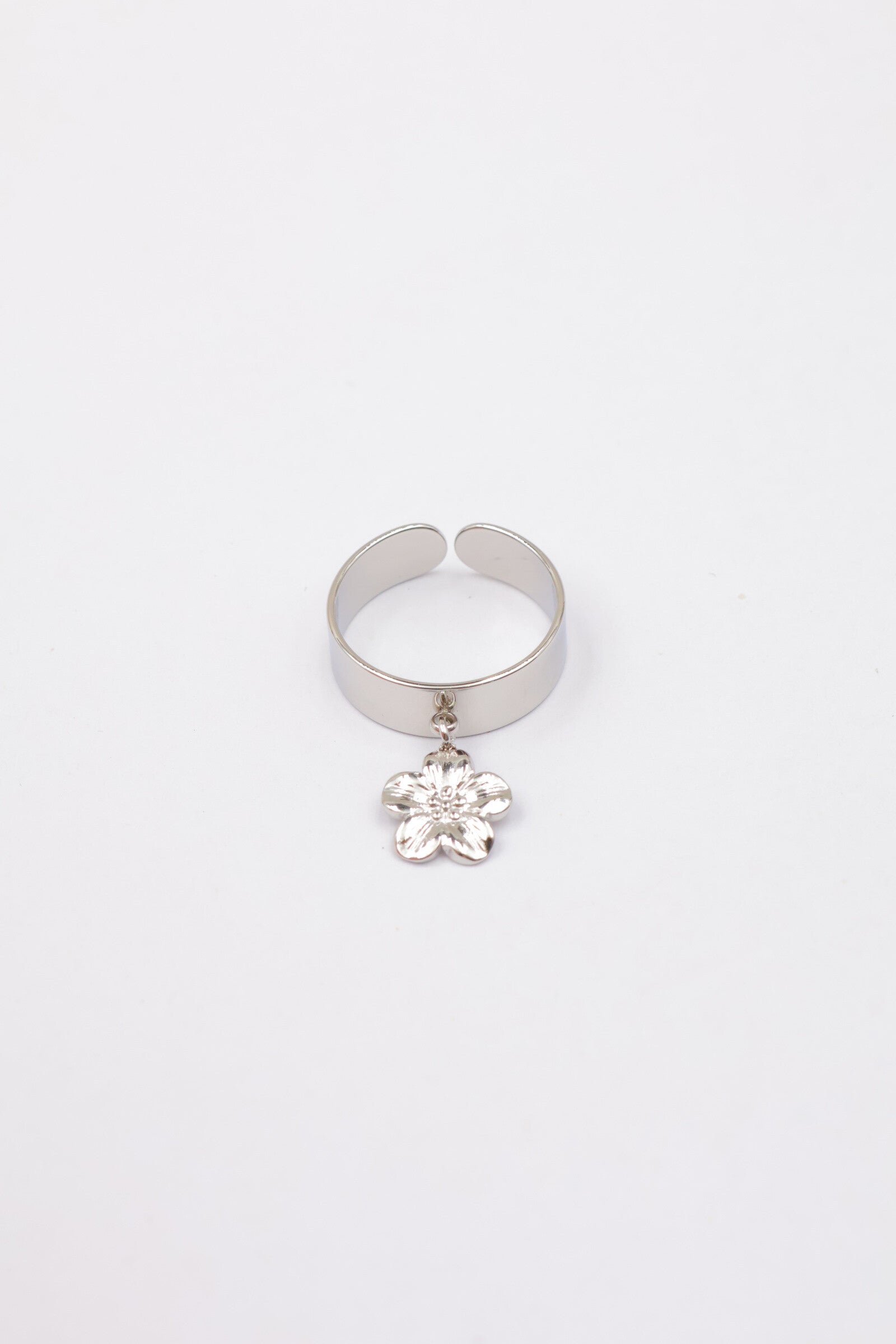 Bague - Acier inoxydable - Ajustable - ARGENT