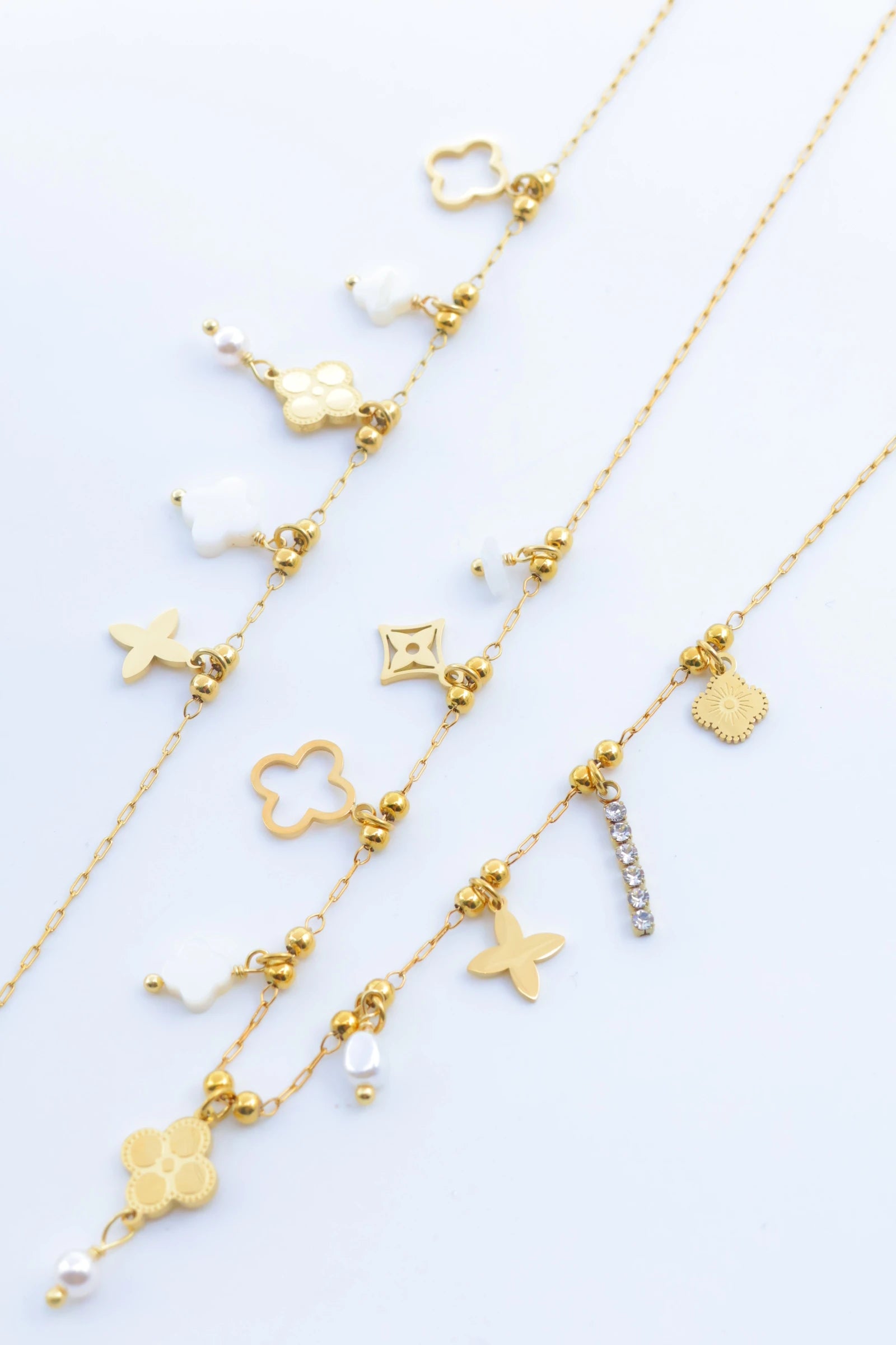 Parure de bijoux en acier inoxydable - DORÉ