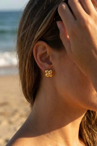 Boucles d’oreilles en acier inoxydable