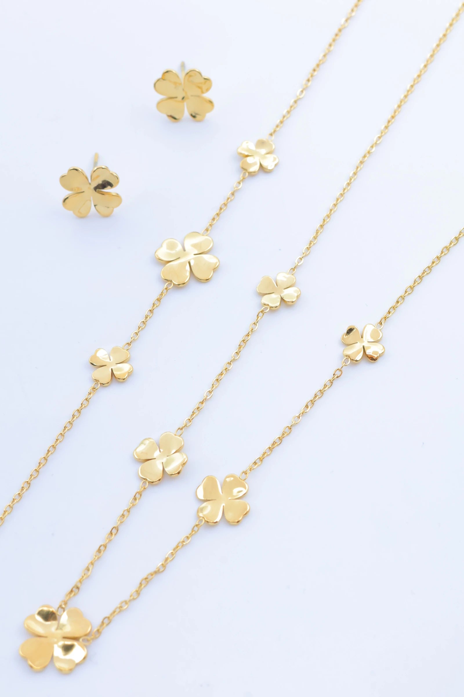 Parure de bijoux en acier inoxydable - DORÉ