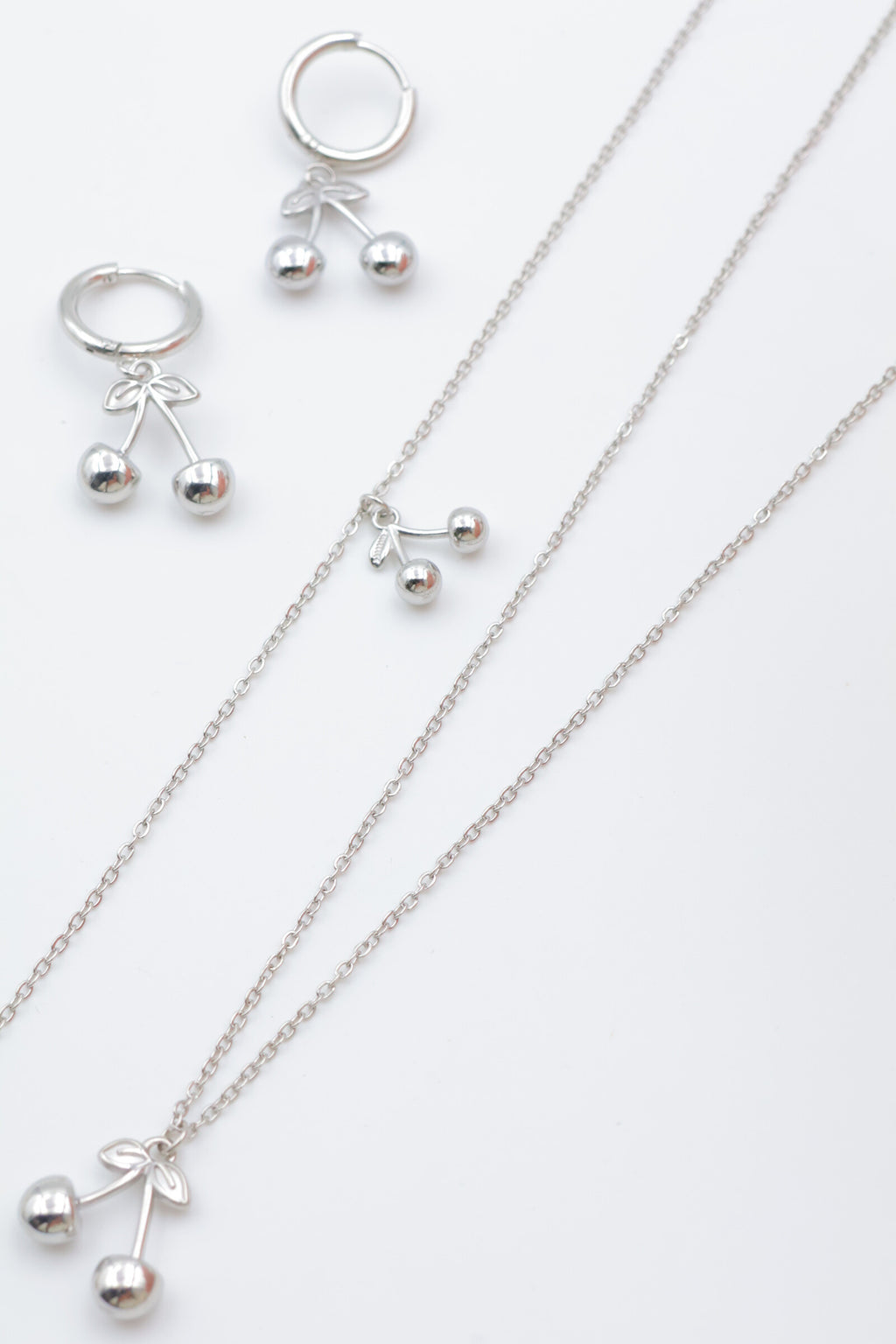 Parure de bijoux en acier inoxydable - ARGENT