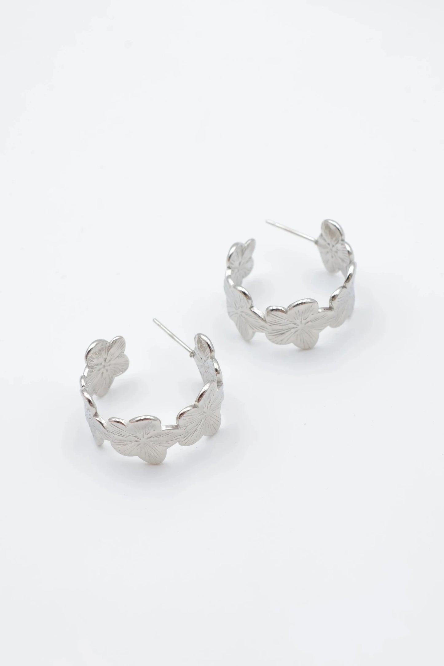 Boucles d’oreilles en acier inoxydable