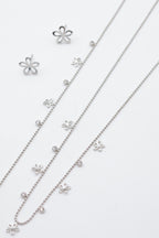 Parure de bijoux en acier inoxydable - ARGENT