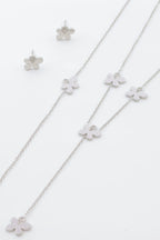 Parure de bijoux en acier inoxydable - ARGENT