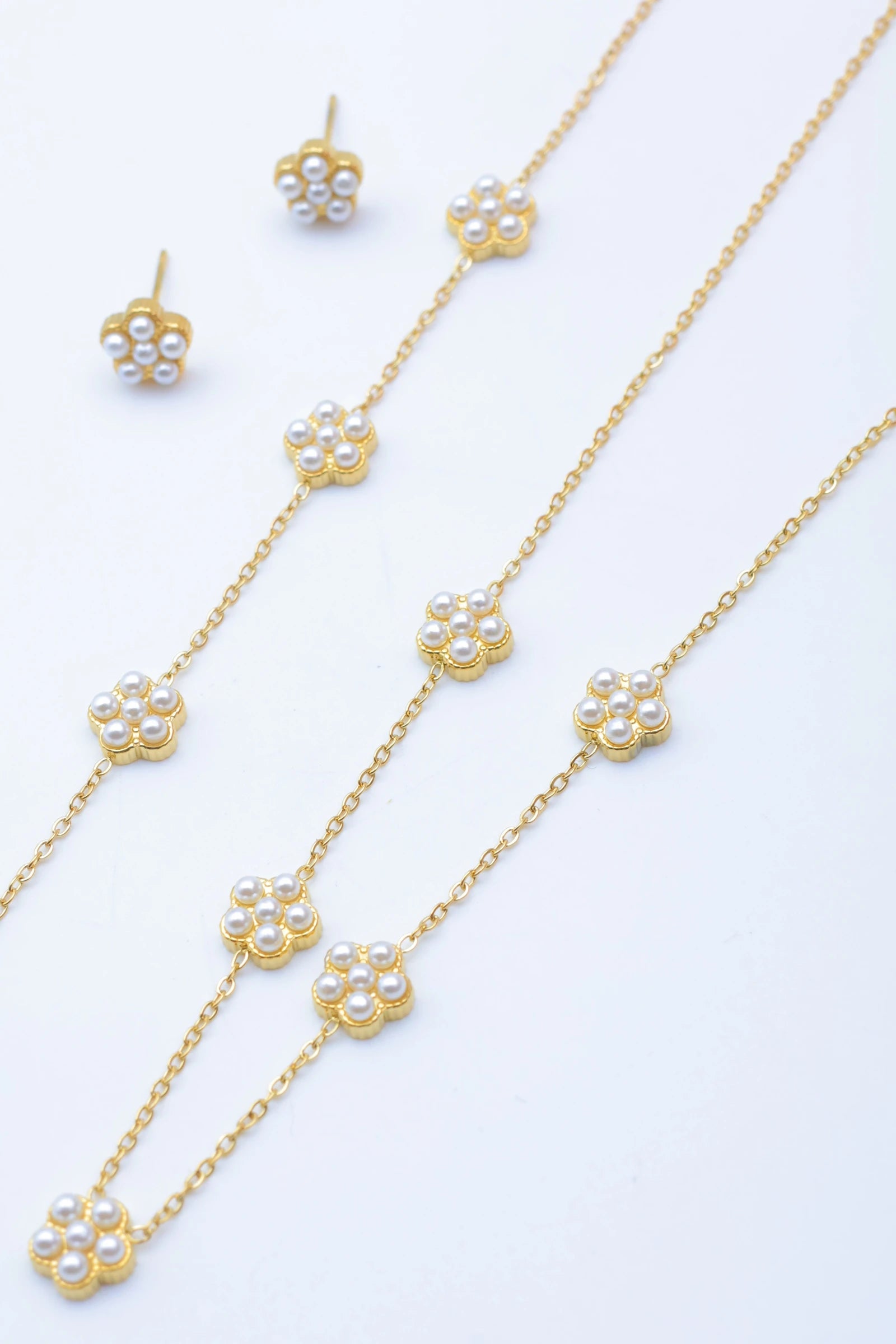 Parure de bijoux en acier inoxydable - DORÉ
