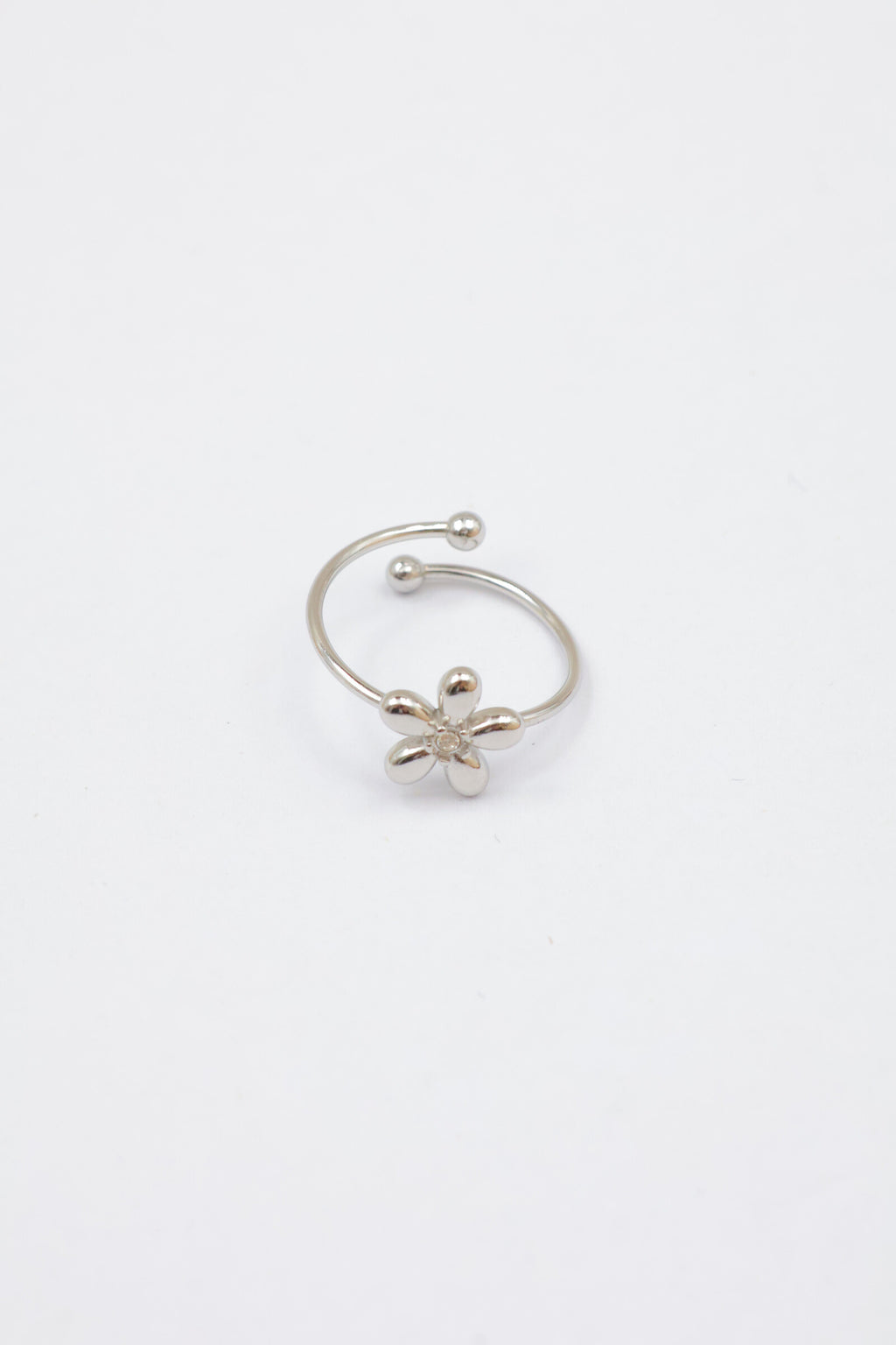 Bague - Acier inoxydable - Ajustable - ARGENT