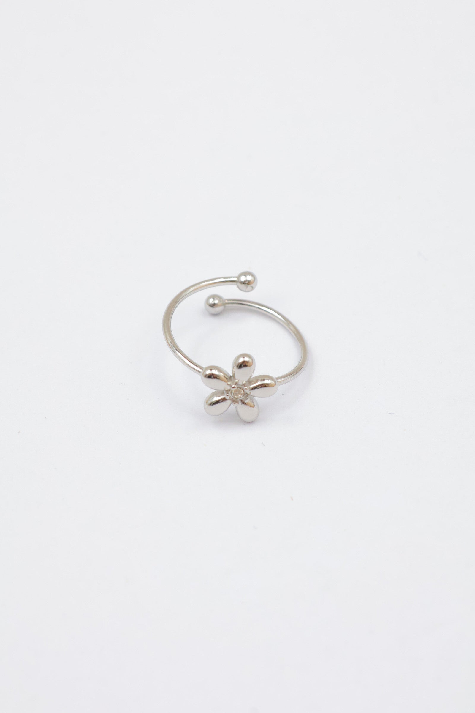 Bague - Acier inoxydable - Ajustable - ARGENT