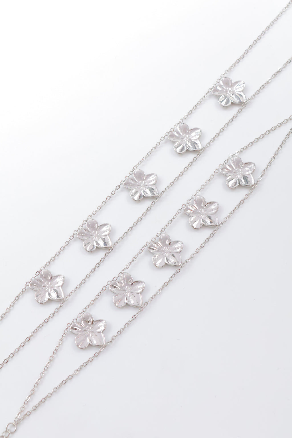 Parure de bijoux en acier inoxydable - ARGENT