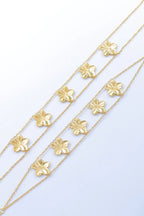 Parure de bijoux en acier inoxydable - DORÉ