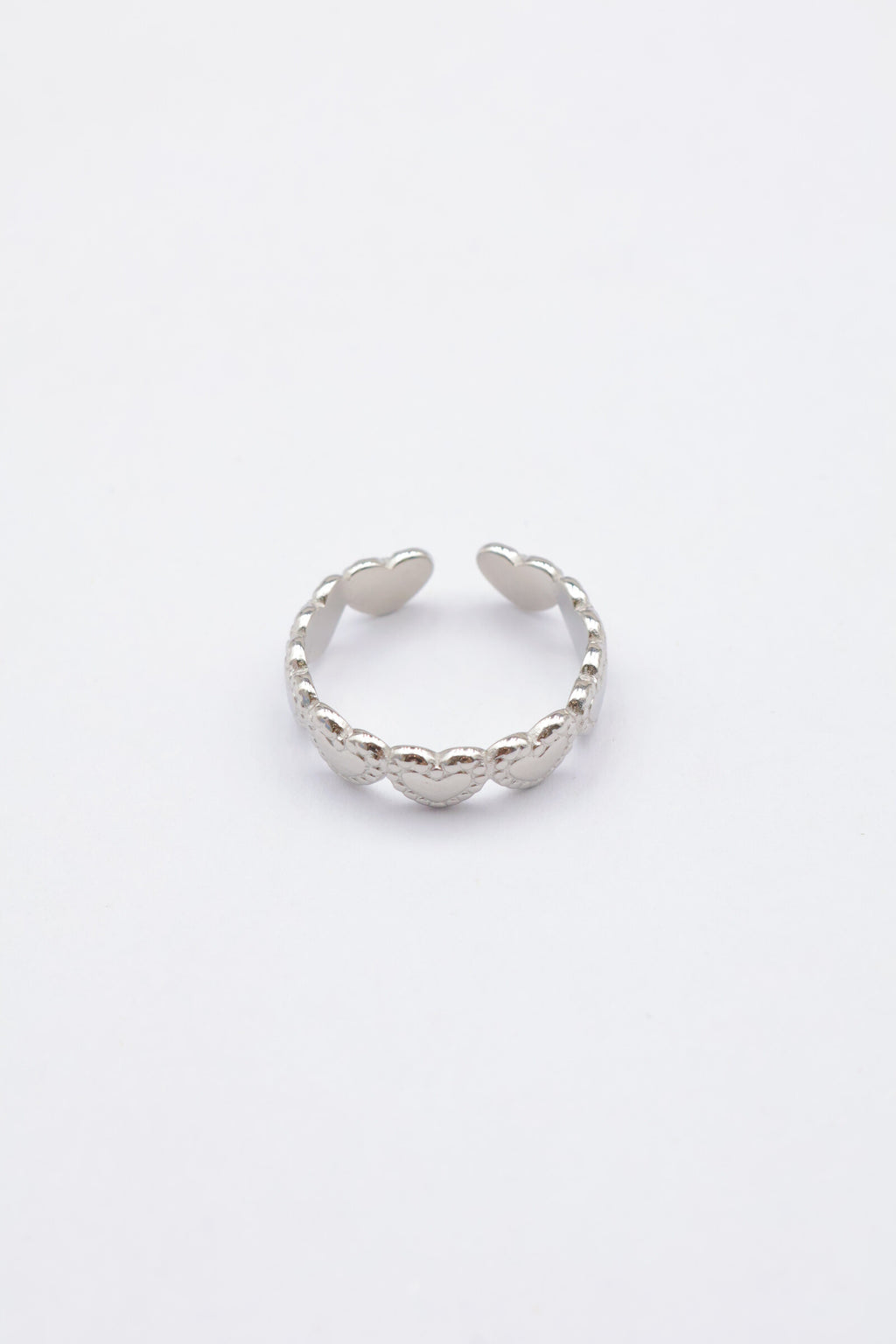 Bague - Acier inoxydable - Ajustable - ARGENT
