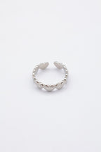 Bague - Acier inoxydable - Ajustable - ARGENT