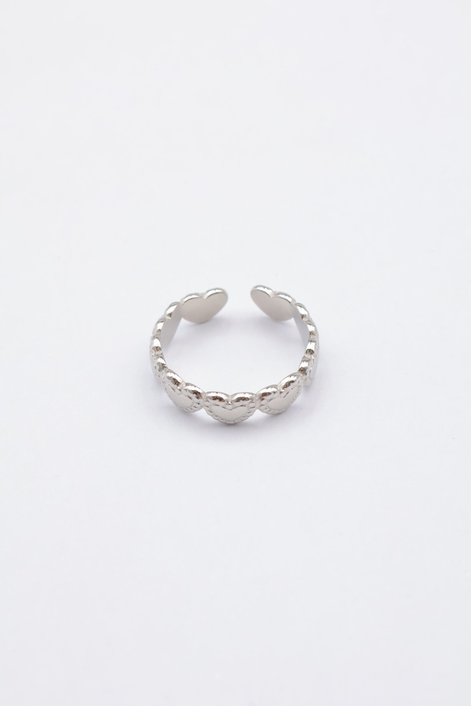 Bague - Acier inoxydable - Ajustable - ARGENT