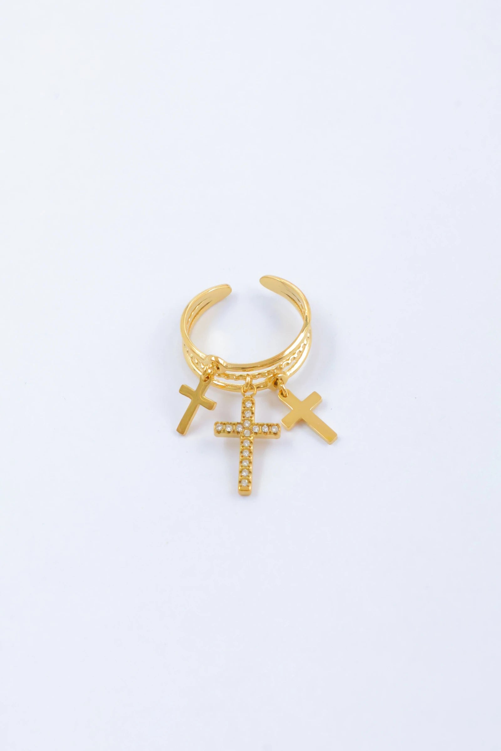 Bague - Acier inoxydable - Ajustable - DORÉ