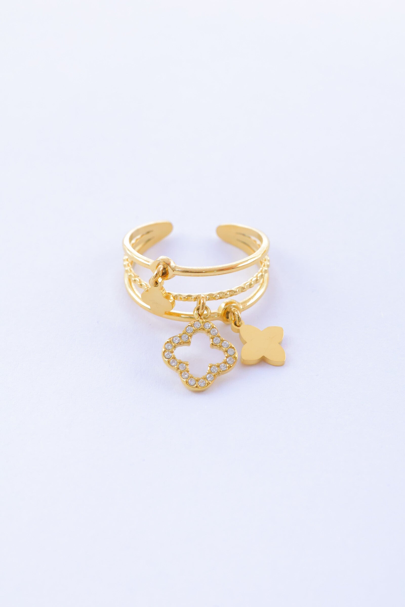 Bague - Acier inoxydable - Ajustable - DORÉ