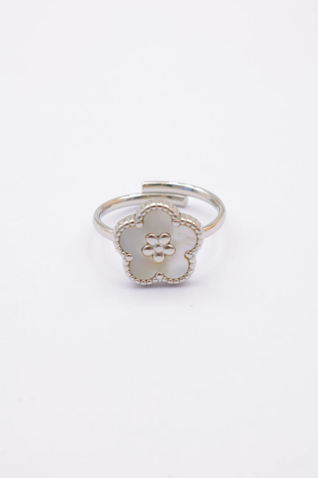 Bague - Acier inoxydable - Ajustable - ARGENT