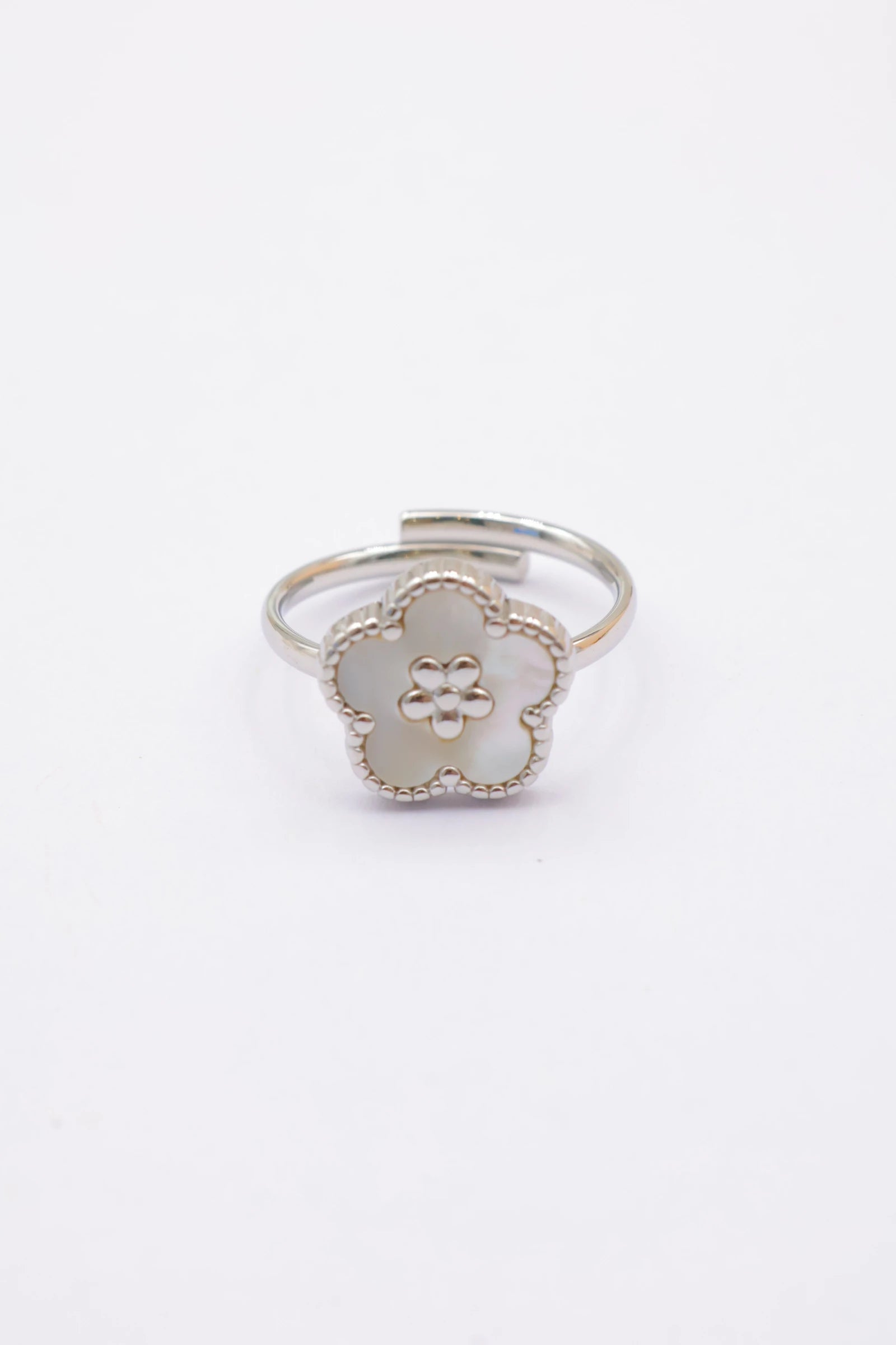 Bague - Acier inoxydable - Ajustable - ARGENT