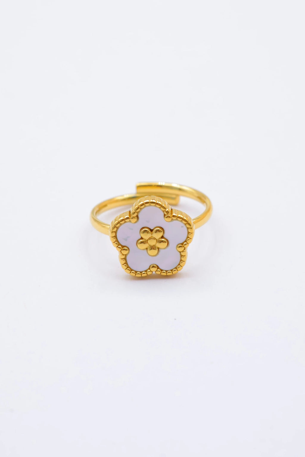 Bague - Acier inoxydable - Ajustable - DORÉ
