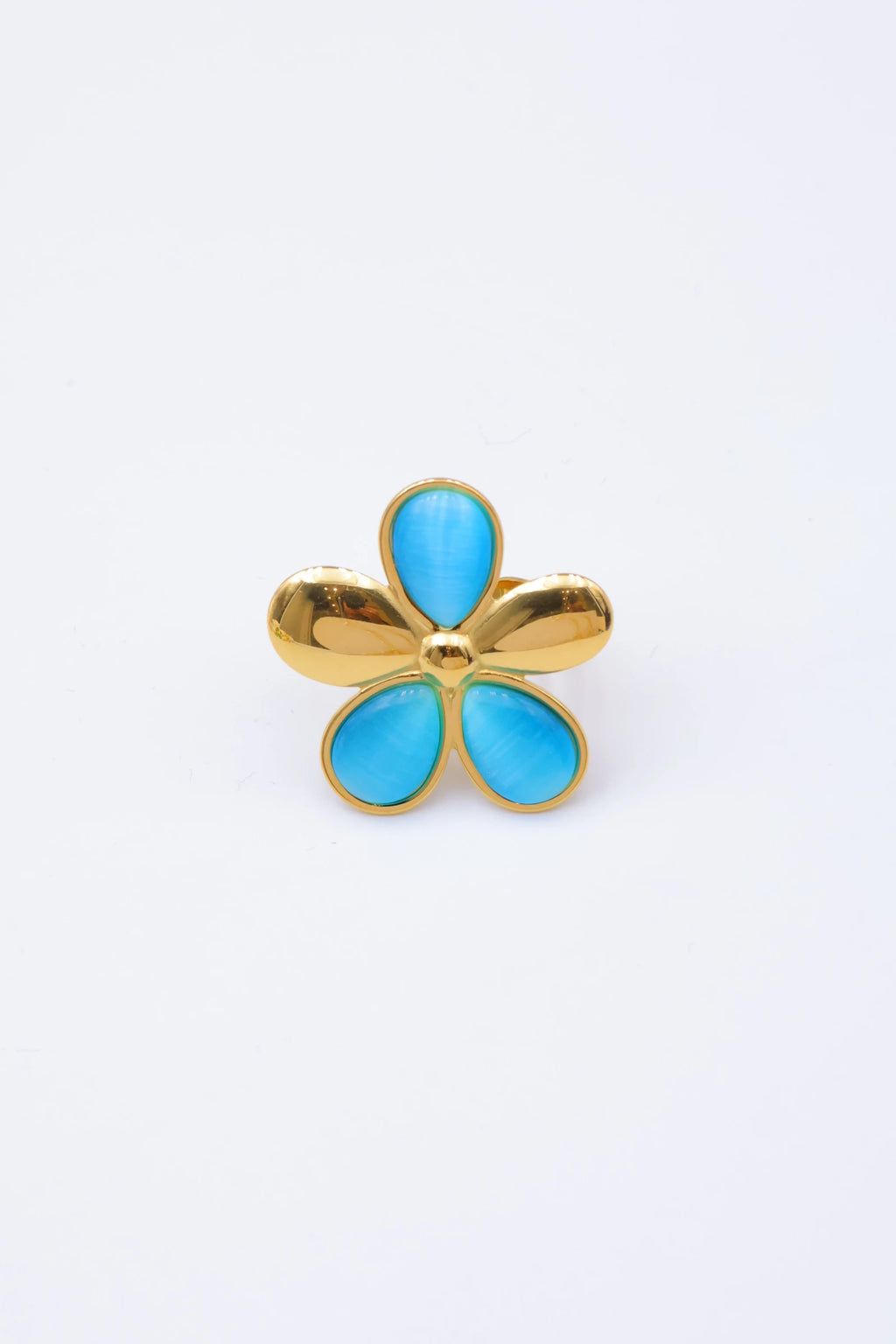 Bague - Acier inoxydable - Ajustable - BLEU