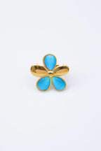 Bague - Acier inoxydable - Ajustable - BLEU