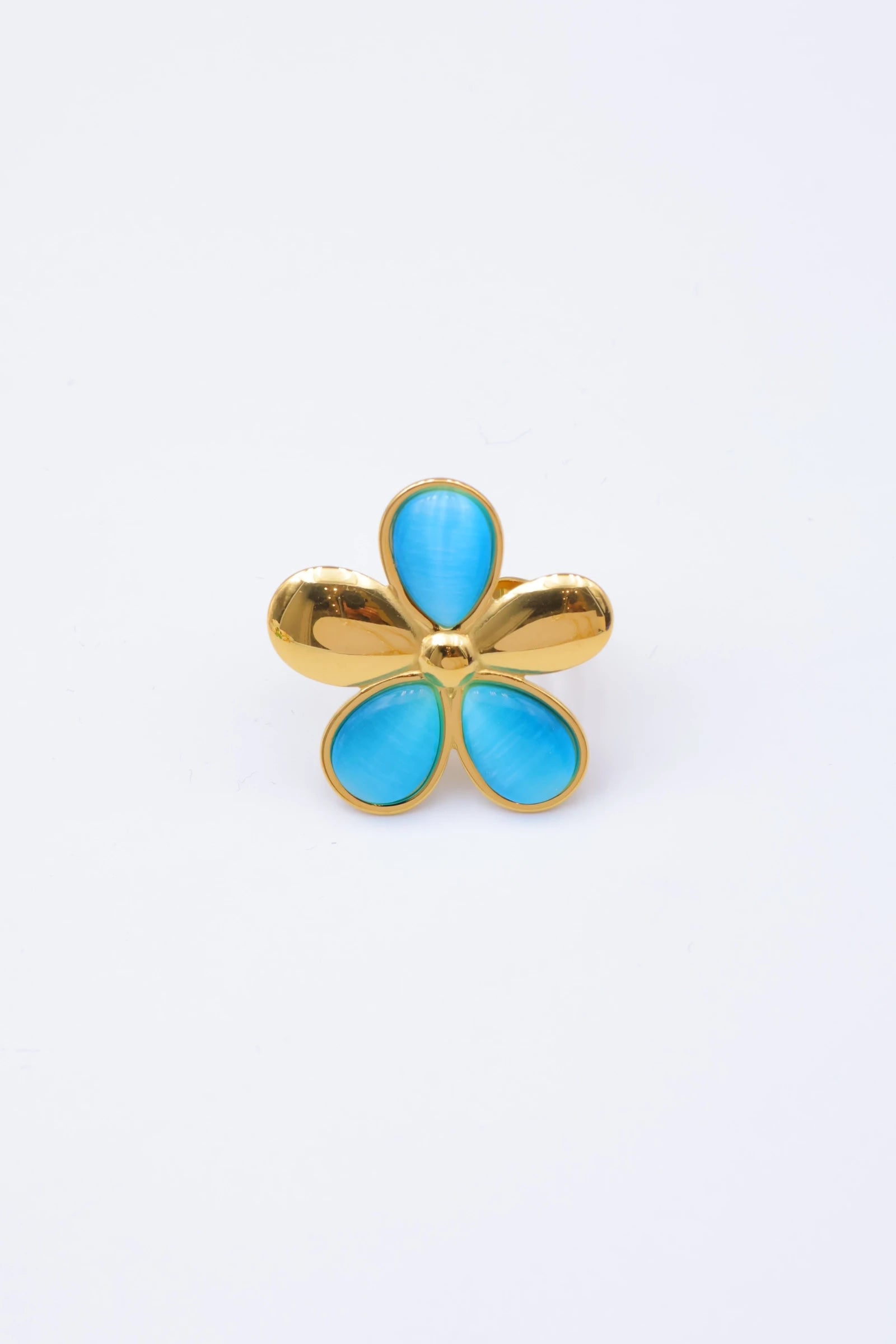 Bague - Acier inoxydable - Ajustable - BLEU