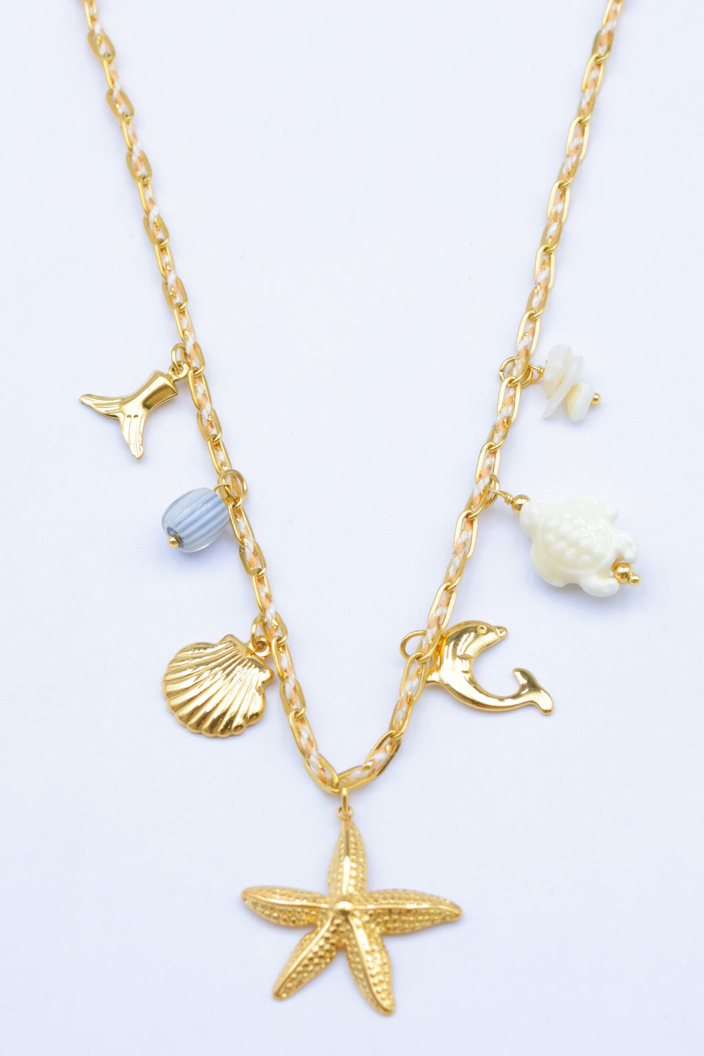 Collier - Acier Inoxydable - BLANC