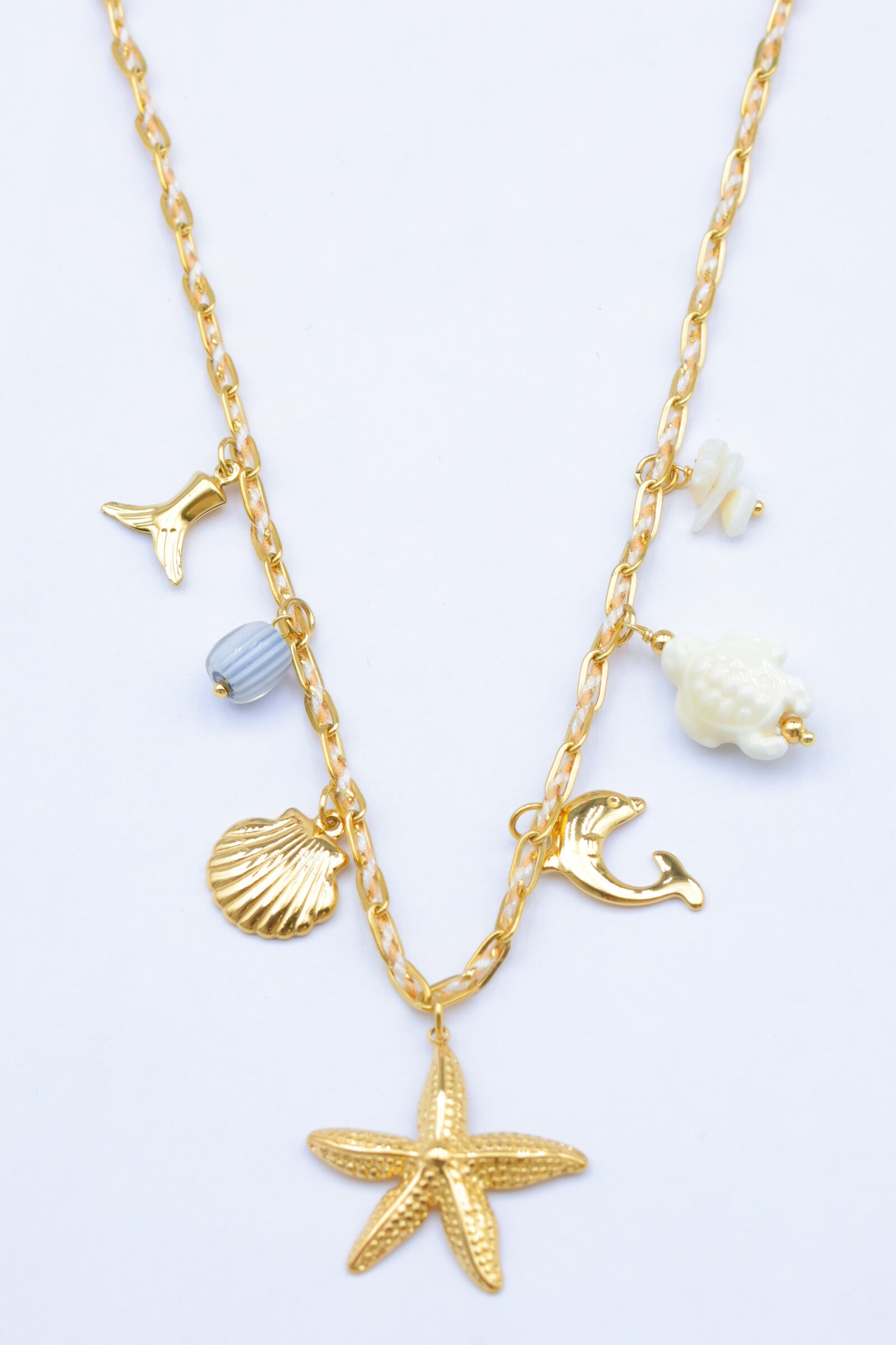Collier - Acier Inoxydable - BLANC