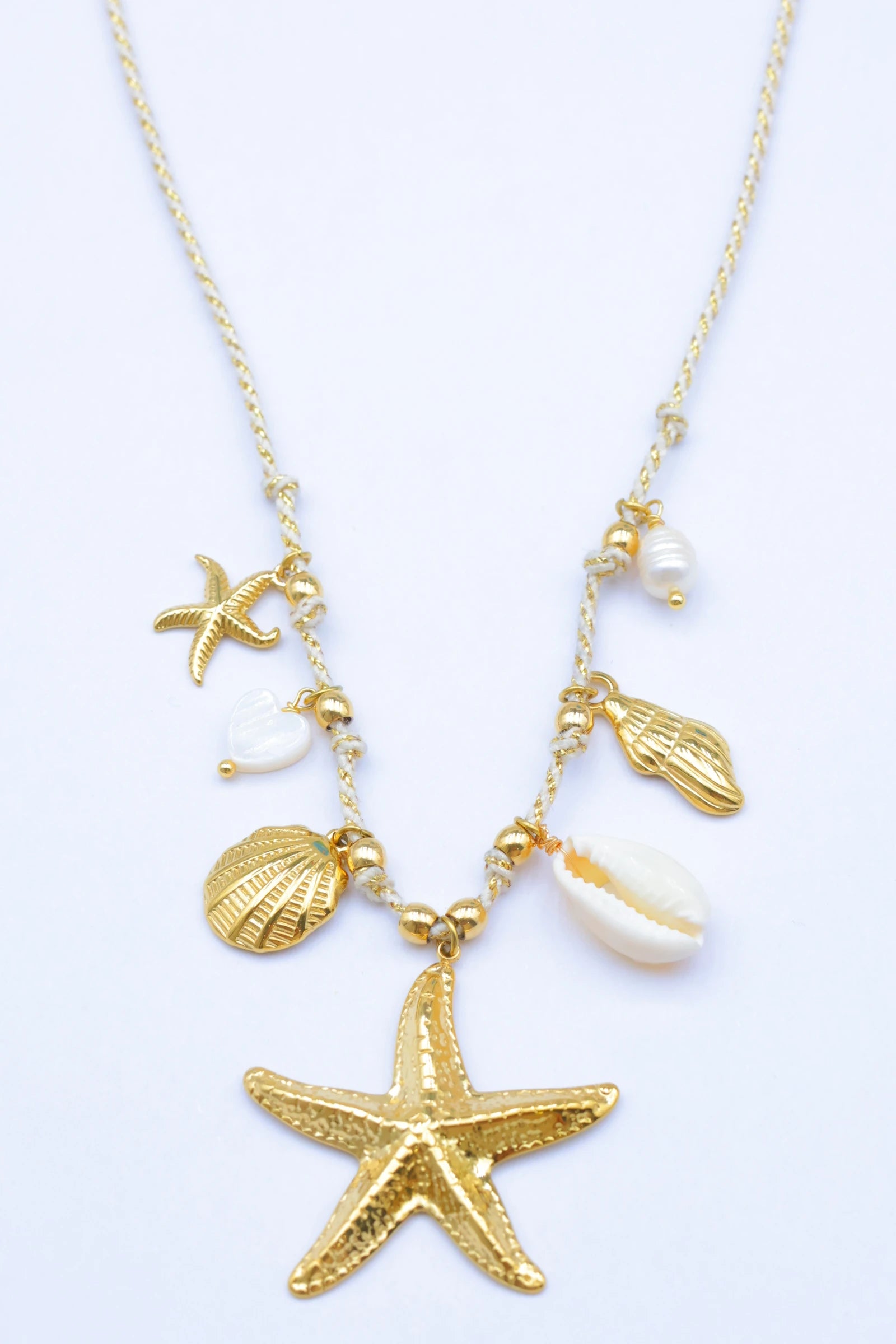 Collier - Acier Inoxydable - BLANC
