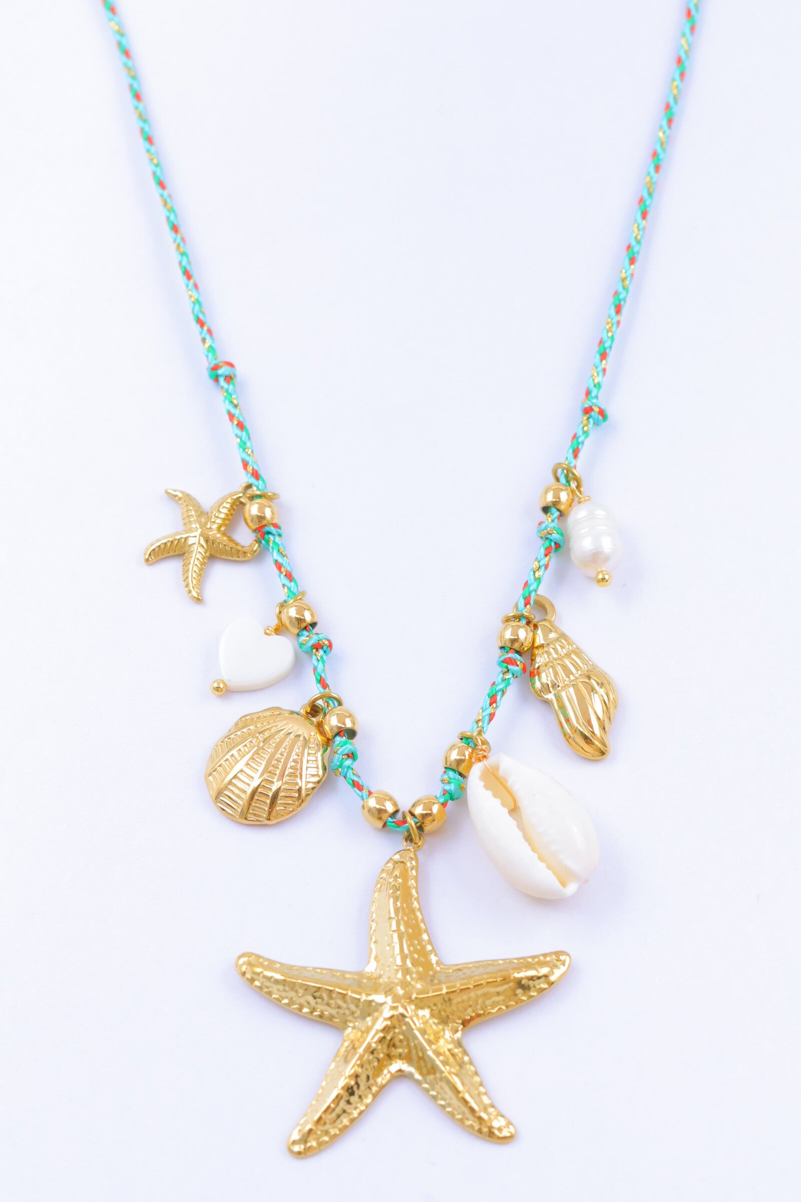 Collier - Acier Inoxydable - TURQUOISE