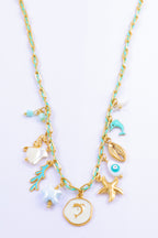 Collier - Acier Inoxydable - TURQUOISE