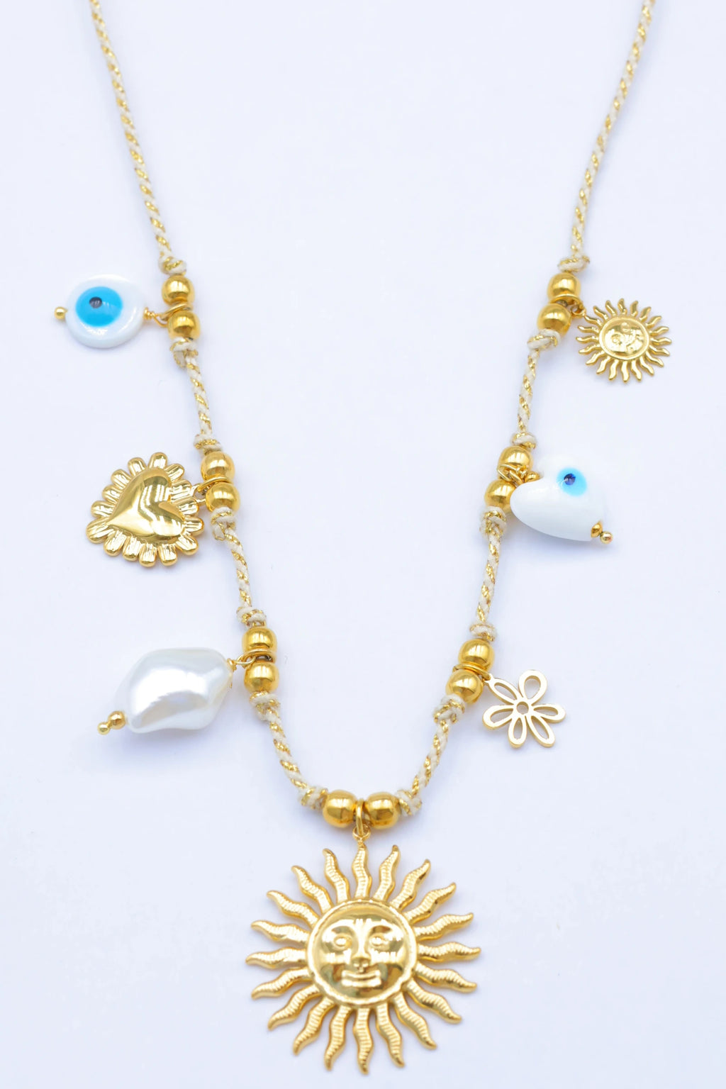 Collier - Acier Inoxydable - BEIGE