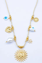 Collier - Acier Inoxydable - BEIGE
