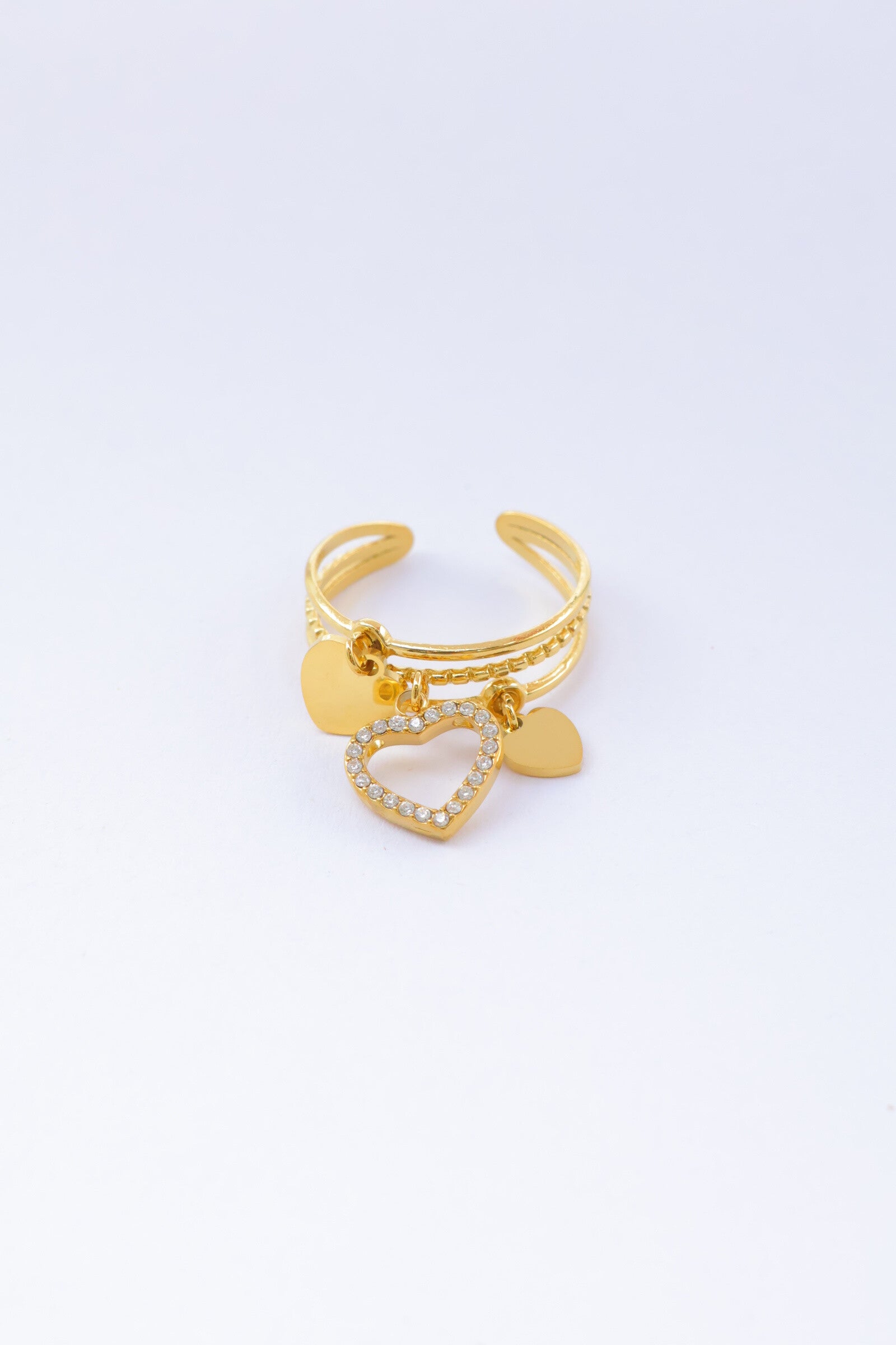 Bague - Acier inoxydable - Ajustable - DORÉ