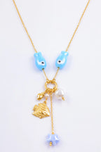 Collier - Acier Inoxydable - BLEU