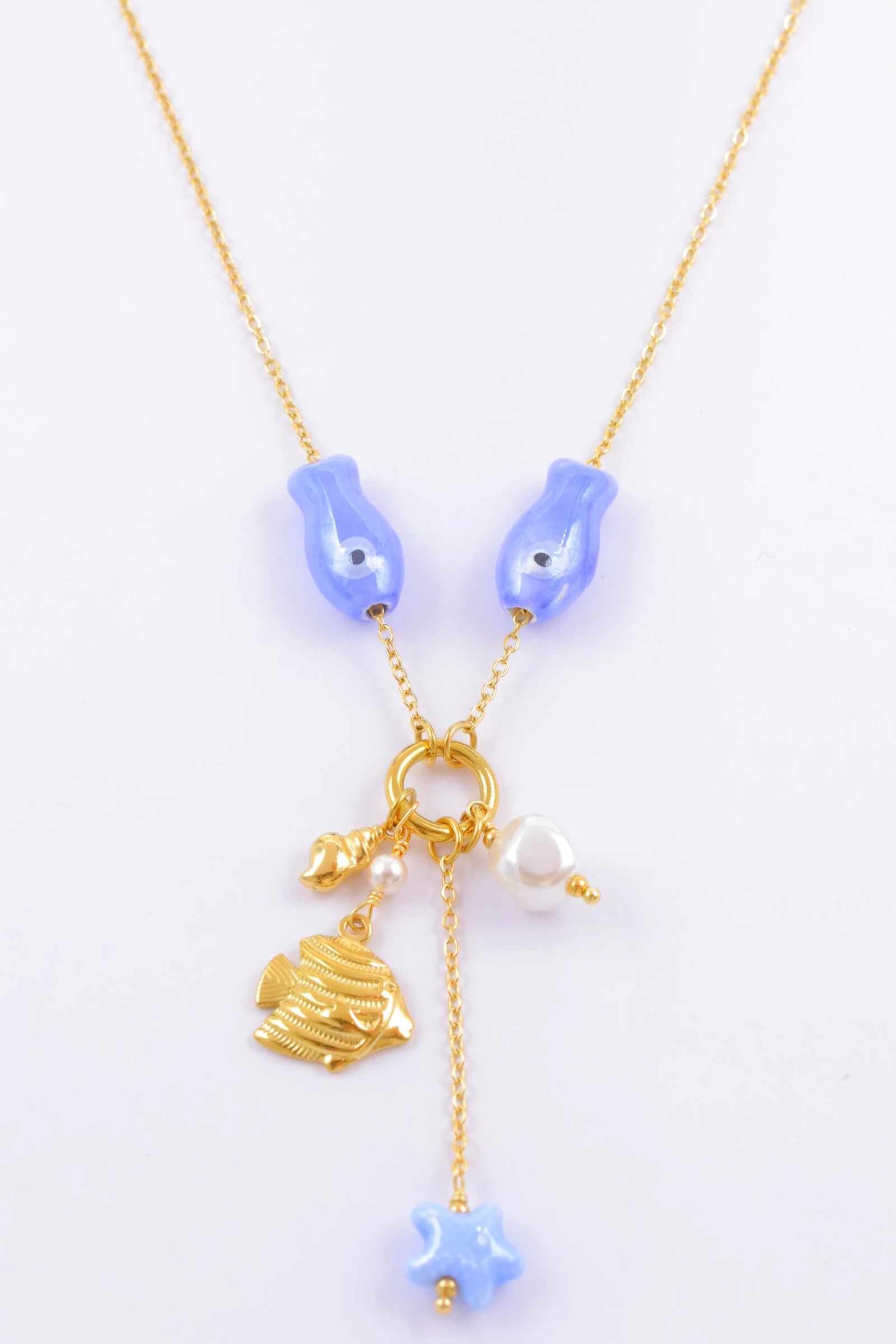 Collier - Acier Inoxydable - BLEU MARINE