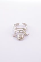 Bague - Acier inoxydable - Ajustable - ARGENT