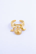 Bague - Acier inoxydable - Ajustable - DORÉ