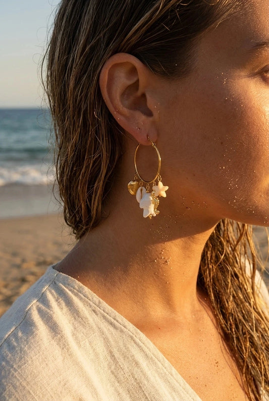 Boucles d’oreilles en acier inoxydable