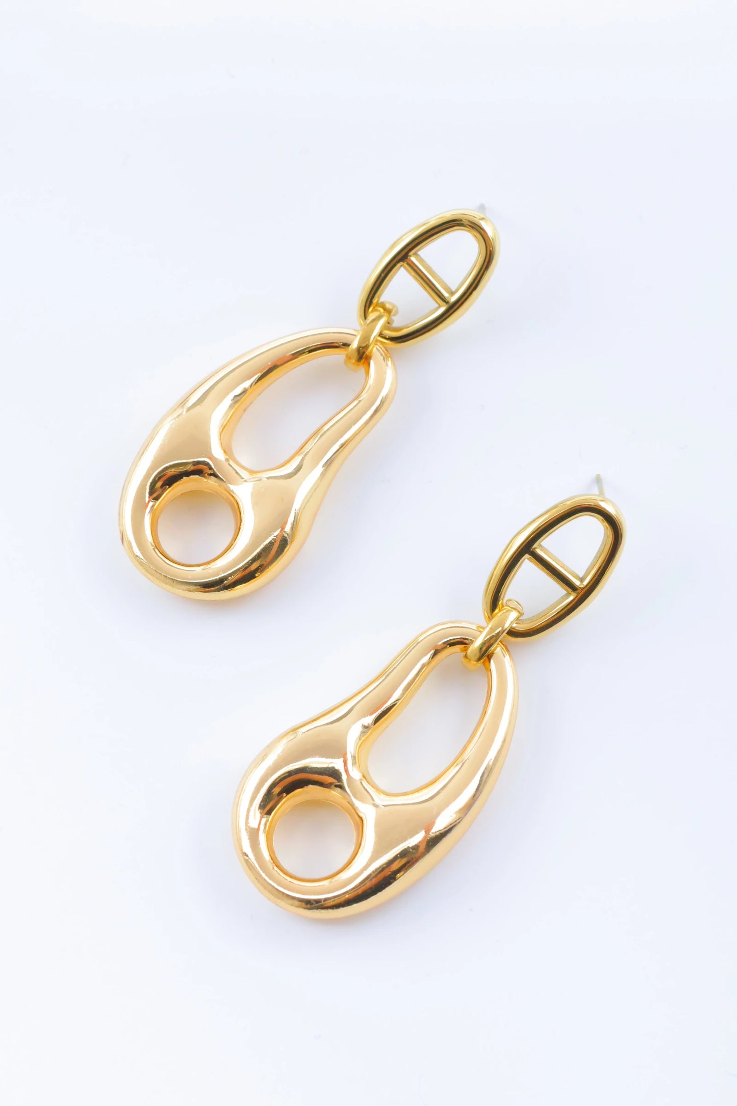 Boucles d’oreilles en acier inoxydable